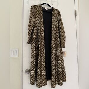 New LuLaRoe Black and Gold Cardigan
